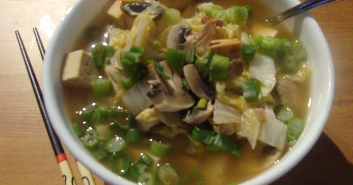 Lili popotte Soupe style asiatique au tofu