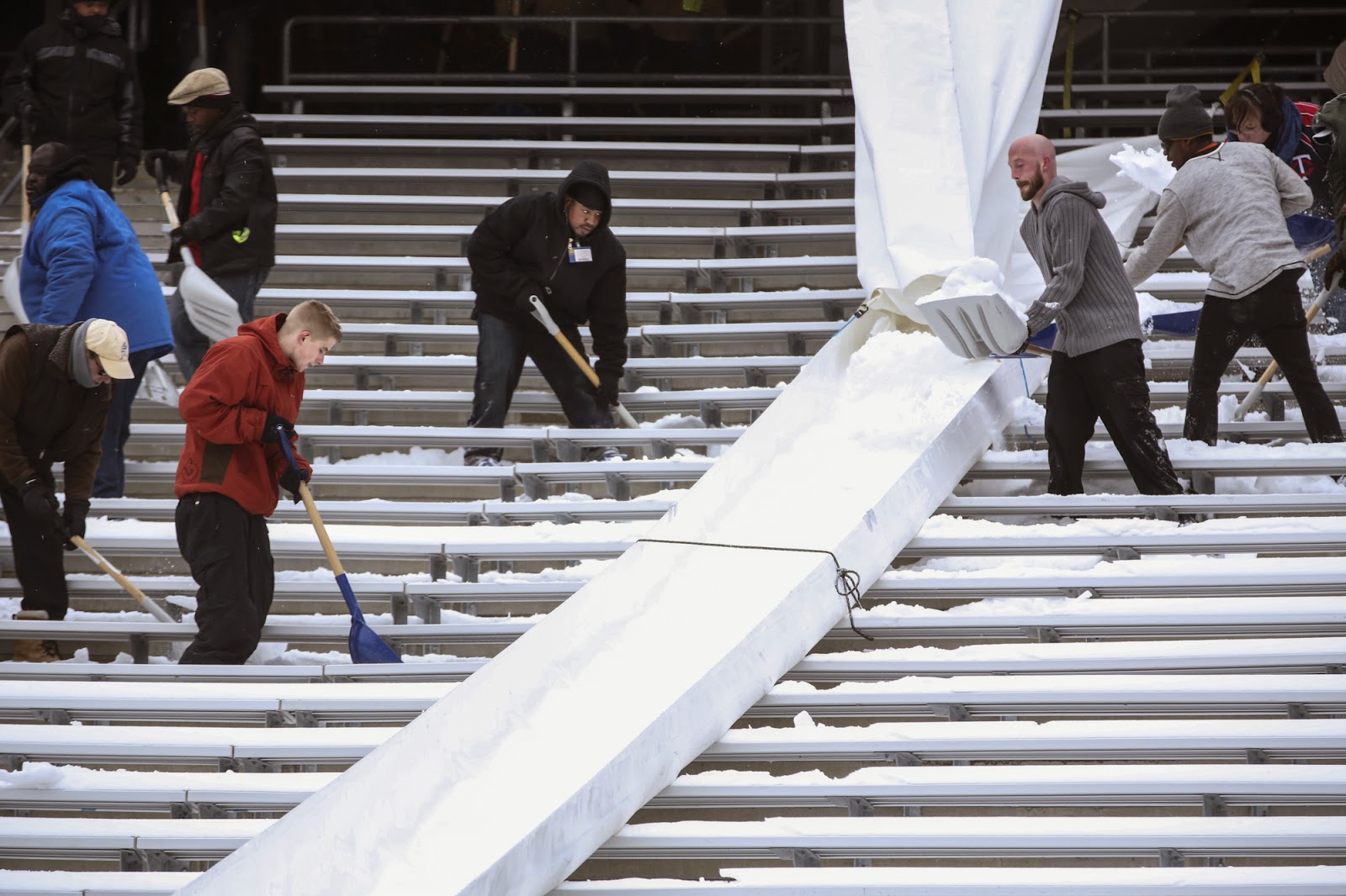 Doing Advance Work Shovel ready jobs in Minneapolis, global warming