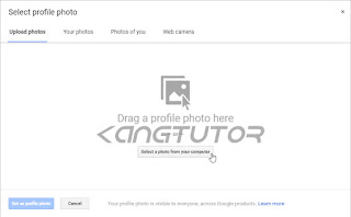 cara mengganti photo profil email gmail