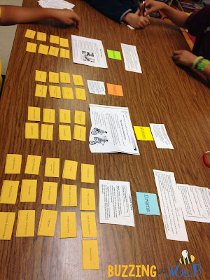 Test prep doesn't have to be boring with these five fun strategies! Get kids engaged and moving with bump or scoot, the question ball, partner A and partner B discussions, stations, and sorting activities! Prepare your kids for their big day with these fun activities that you can use with worksheets. #testprep #testprepstations