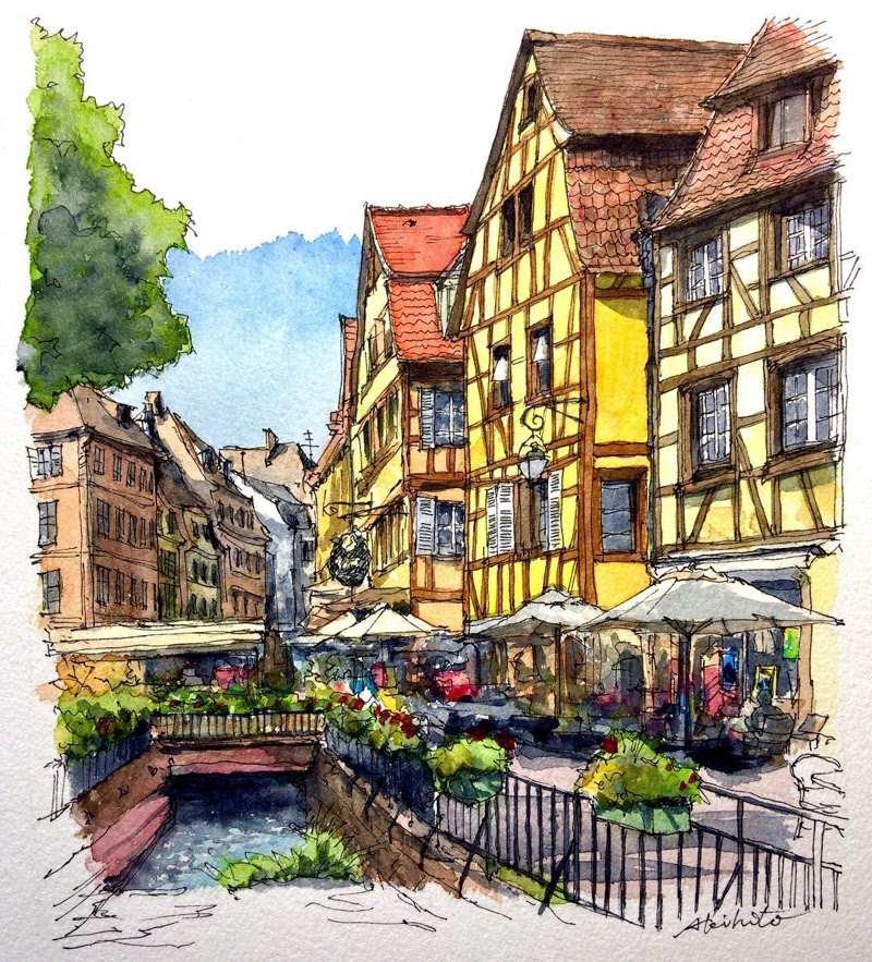 Beautiful Watercolor Paintings by Akihito Horigome from Tokyo, Japan. Beautiful Watercolor Paintings by Akihito Horigome from Tokyo, Japan.