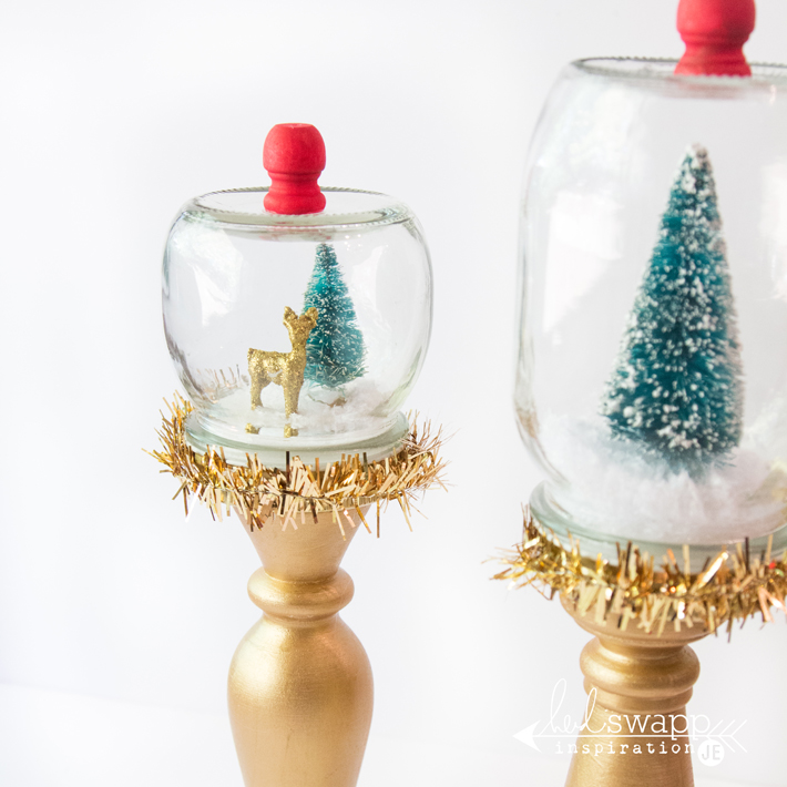 How to make @heidiswapp Christmas Snow Globes by @createoften