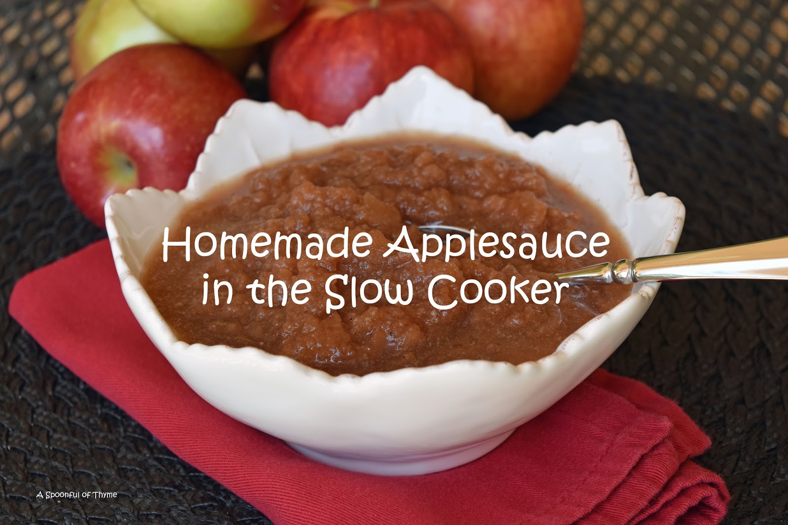 Homemade Applesauce 2 in the Slow Cooker Recipe Revised
