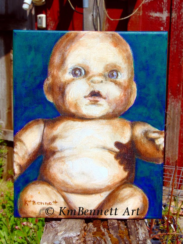 Finished Painting: Baby Doll