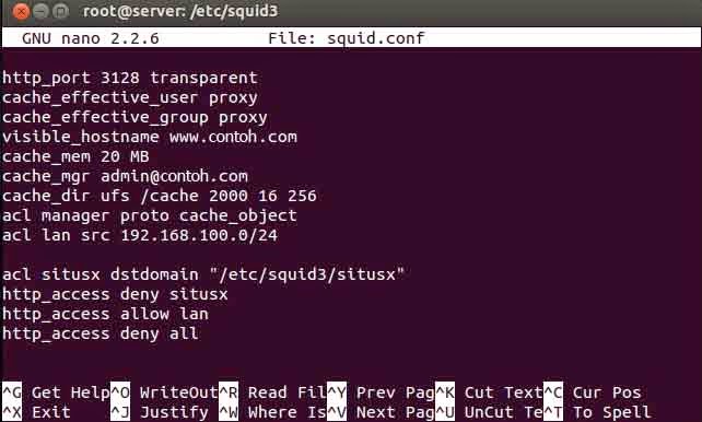 Squid config ui. Putty команды. Nano linux. Squid conf. Squid3 настройка.