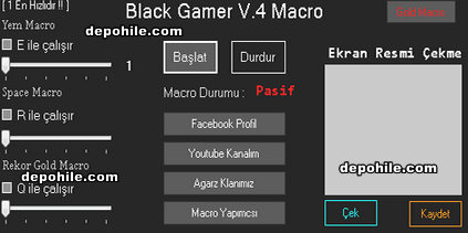 AGARZ Black Gamer v5 En Güzel Makro Hilesi 2017/2018 