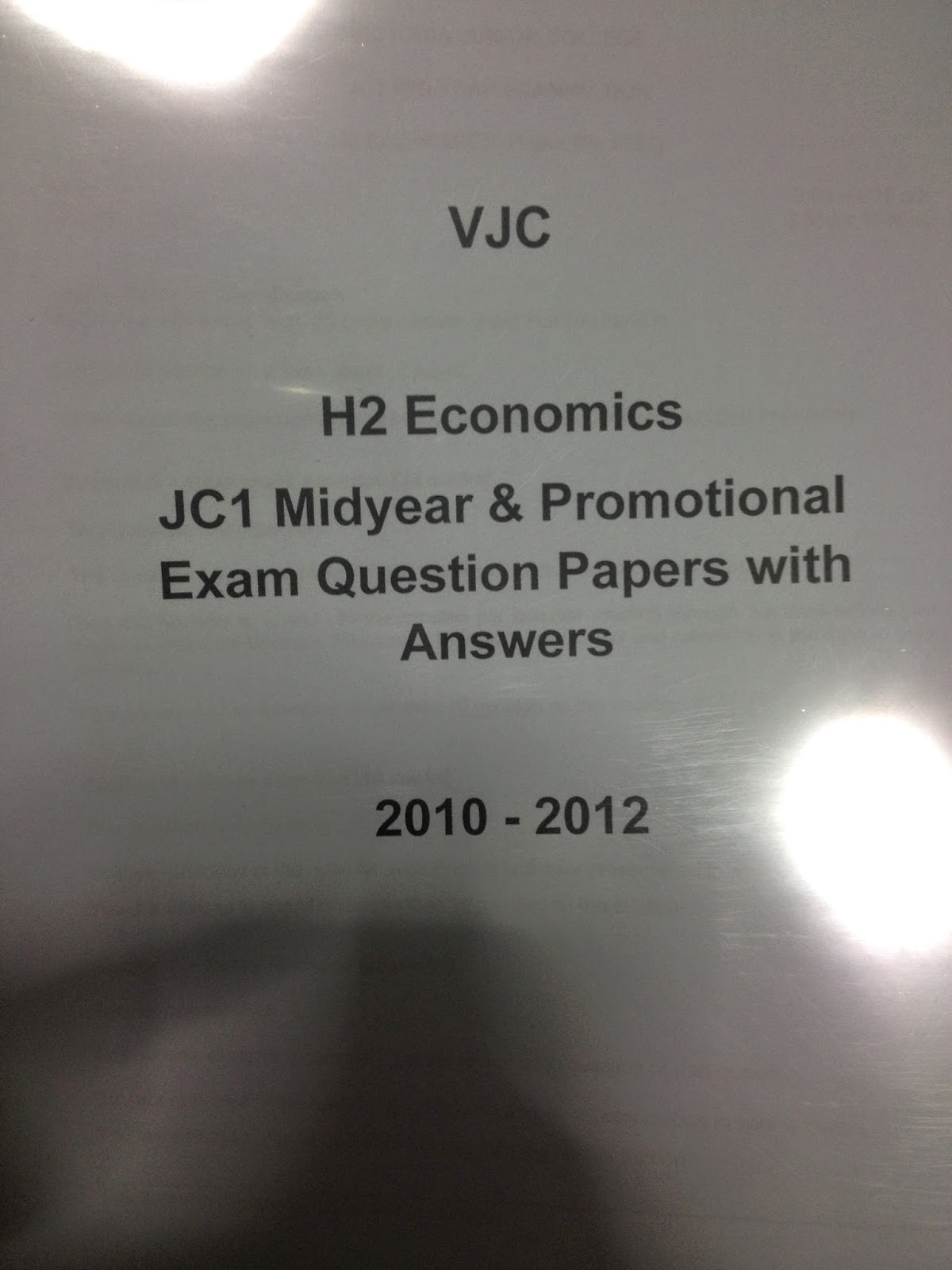 A LEVEL JC PAST YEAR PAPERS AND STUFF 2014 A LEVEL JC past year papers