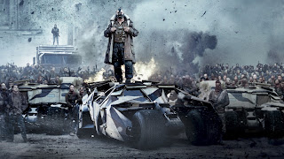 Bane on Batmobile Dark Knight Rises Movie 2012 HD Wallpaper