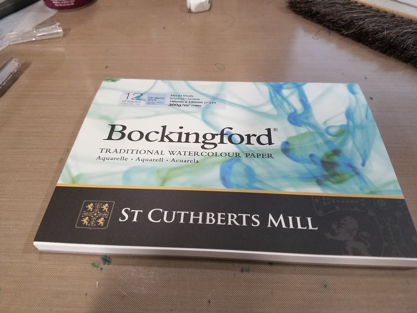 Bockingford Spiral Bound Watercolor Pad - 7 inch x 10 inch, Cold Press