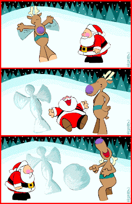 Funny Image Collection: View Collection of Funny Christmas Cartoons Pictures!