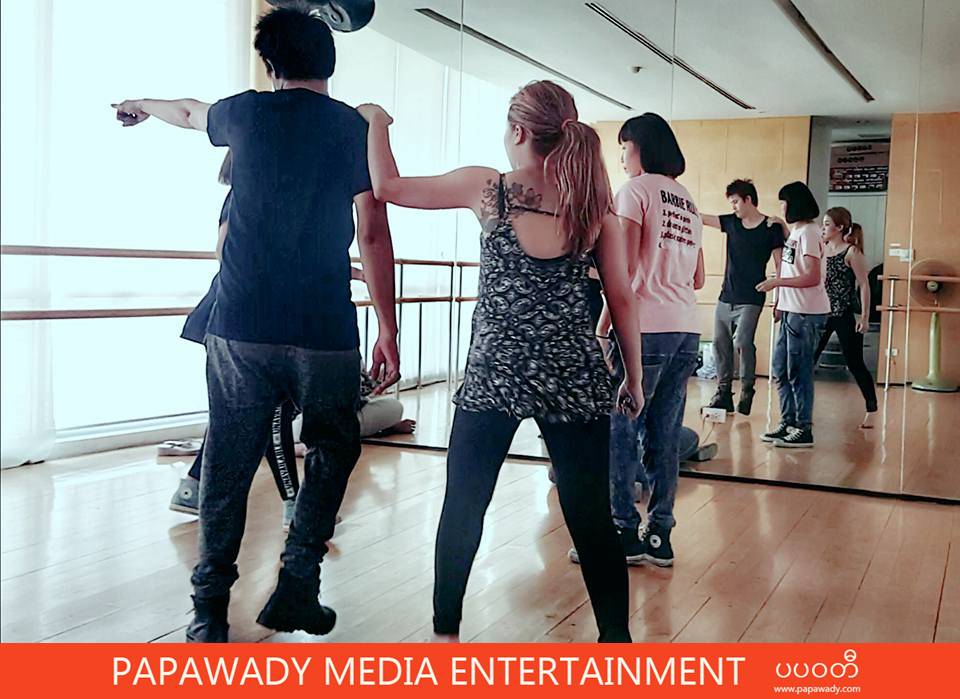 Nay Toe and Phway Phway in Bangkok To Learn Dance From Choreographer Twins For New TVC Shooting