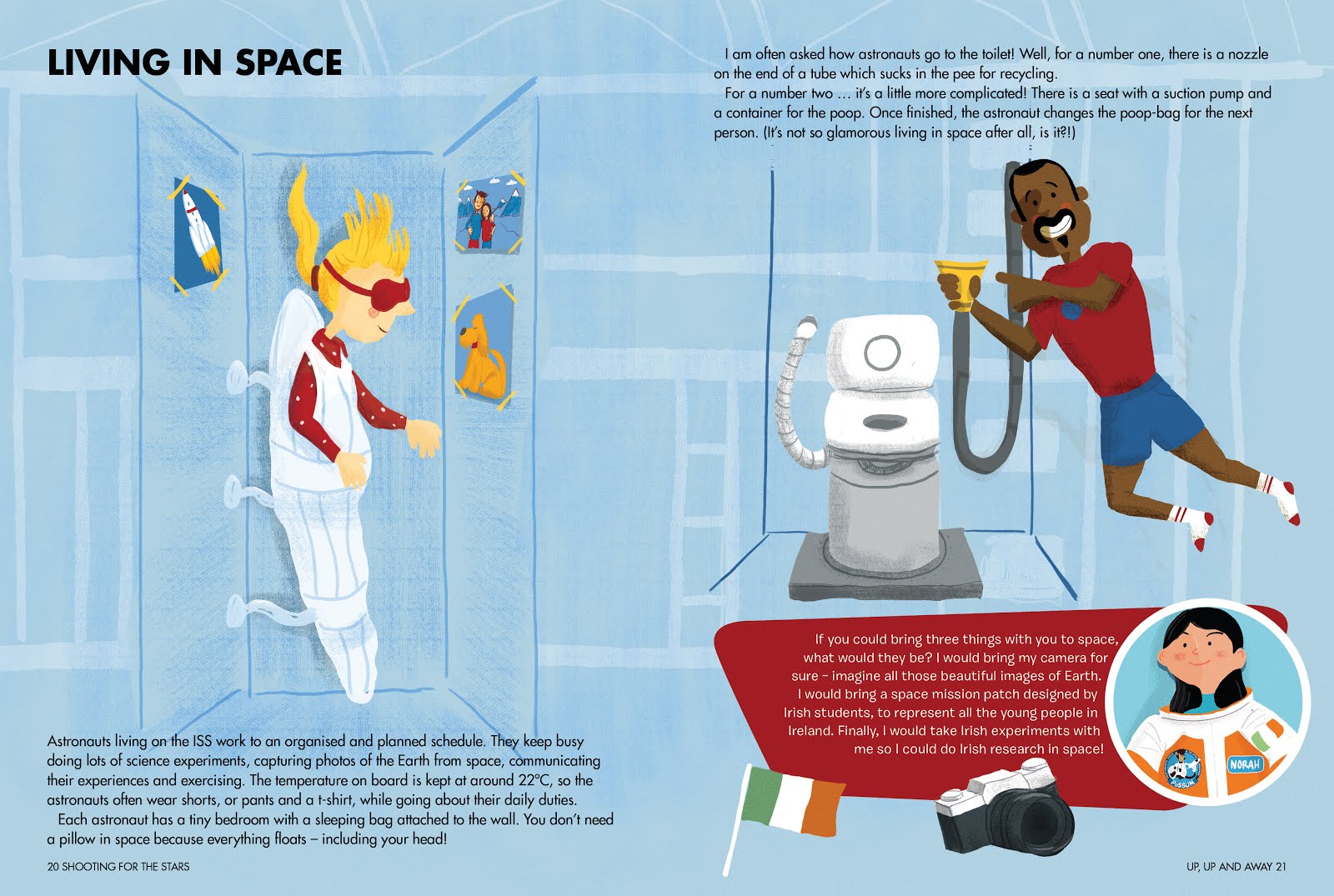 Plum Pudding Illustration Shooting for the Stars at the Irish Book Awards!