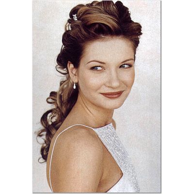 Half Updo Wedding Short Hair - half updo wedding short hair