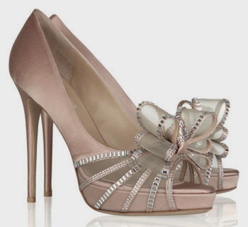 love.life.laughter. happily ever after...: bow satin pumps