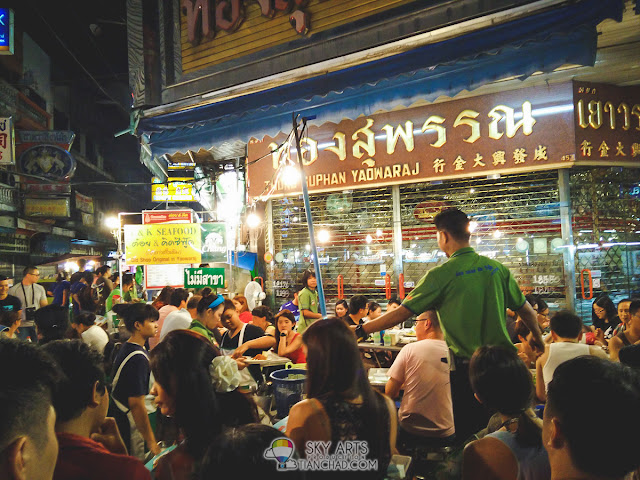 Night portrait captured at Chinatown Bangkok