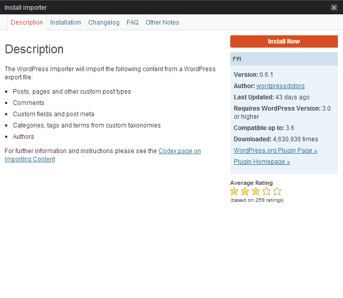 Что значит install now. Конвертация h264 в mkv. Как в вордпресс импортировать в php. Page import. Page import.