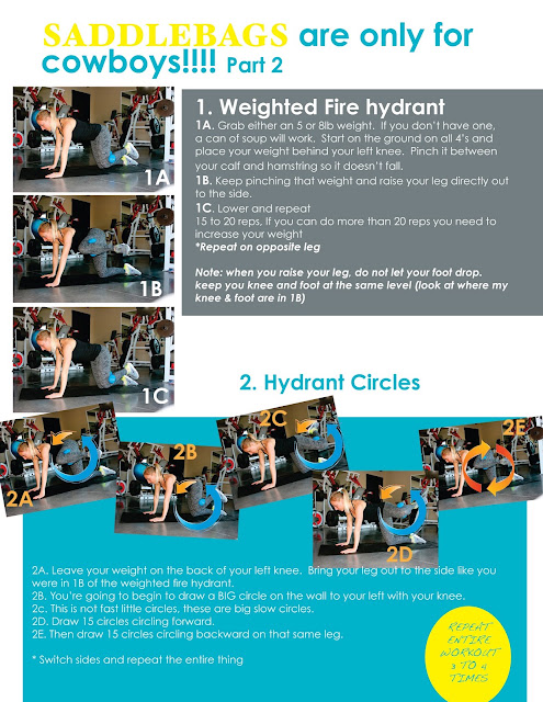 Erin Murphy Health and Fitness: Get rid of SADDLEBAGS with this fun printable workout!