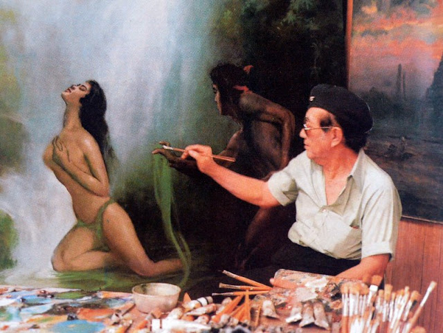 Basuki Abdoellah dalam Praktik Melukisnya - teraSeni