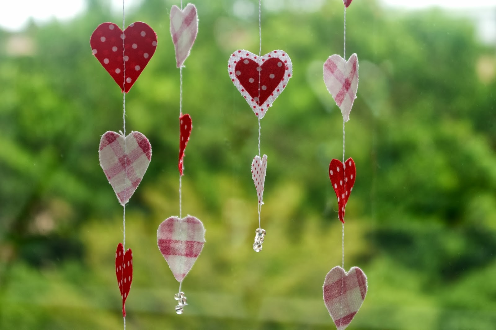 Stitching Notes Tutorial Fabric Hearts Garland
