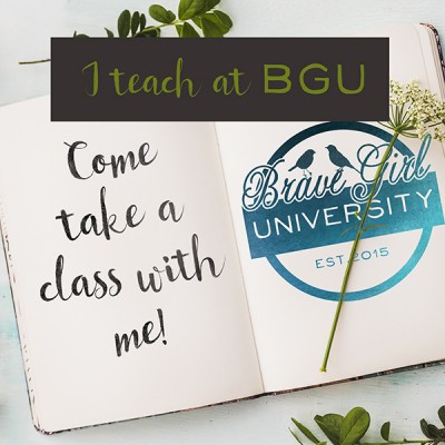 Im teaching online classes here! Come take a peek and save your spot!!  Just press on the BGU image