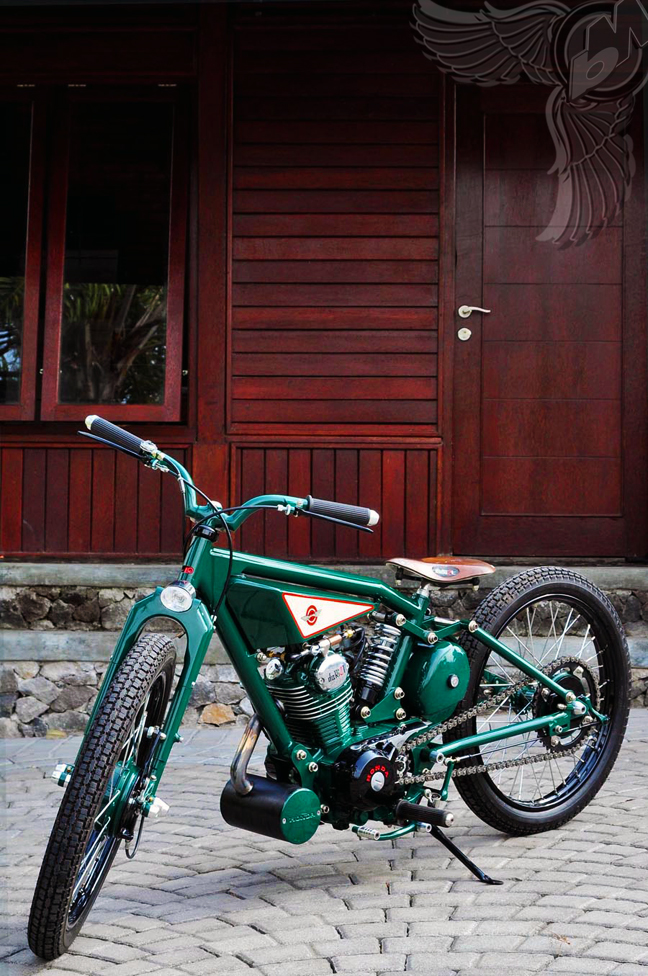 honda gl100 bobber - front | dariztdesign