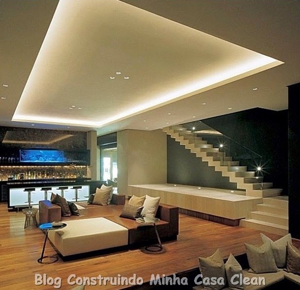 Construindo Minha Casa Clean: 20 Escadas Modernas com Iluminação!!!