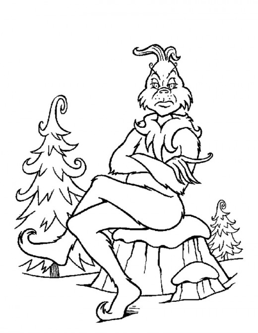 Fun Coloring Pages The Grinch who stole christmas