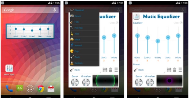 تطبيق معادل الصوت للاندرويد لتحسين وضبط الصوت على جهازك مجانى Music Equalizer.apk