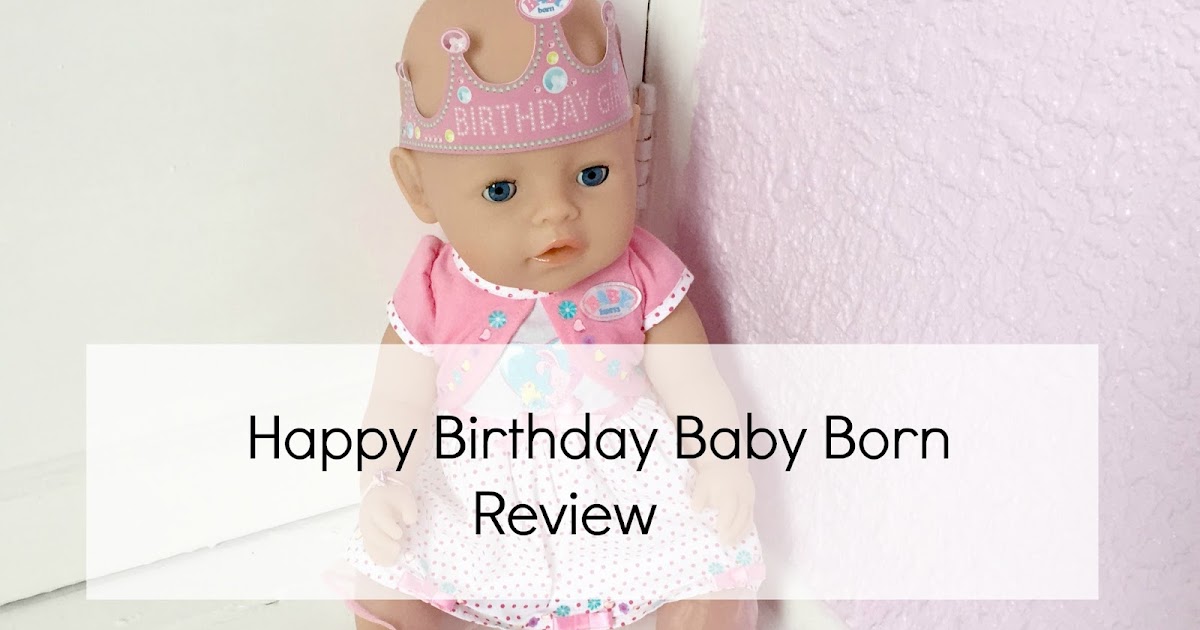 baby born happy birthday doll