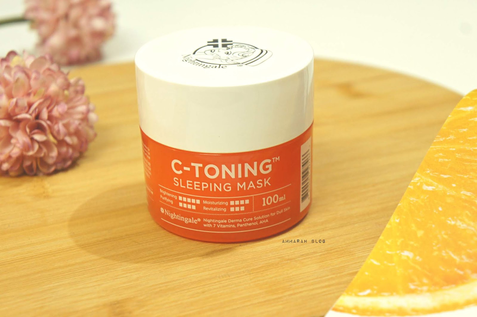 Ammarahblog Review Nightingale CToning Sleeping Mask