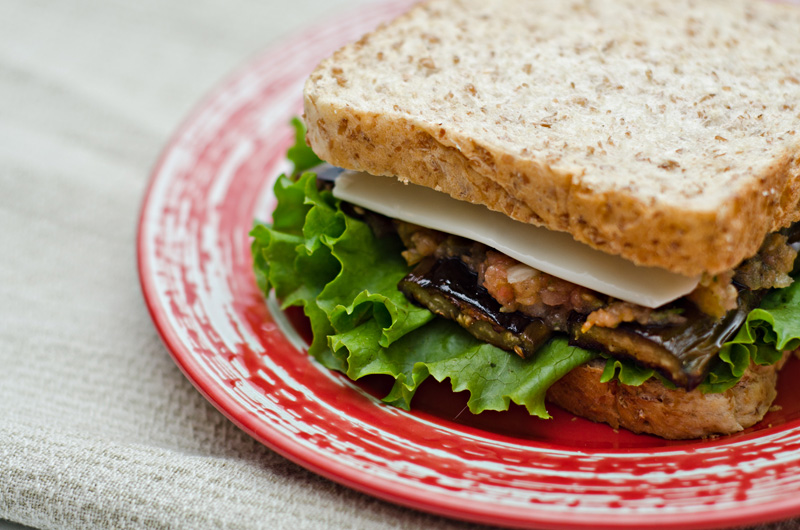 Lekkericious Eggplant Sandwich