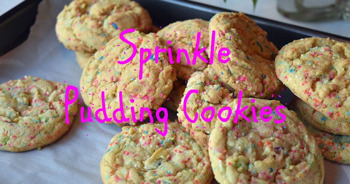 Sprinkle Pudding Cookies