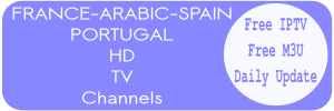 Arabic France Spain Portugal Free VLC Playlist