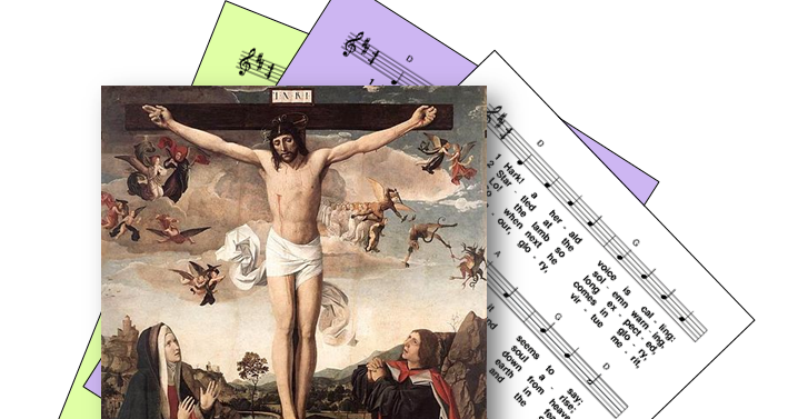 A Collection Of 160 Traditional Hymns For Holy Week Lyrics Midi Music And Pdf Start Page And Titles List