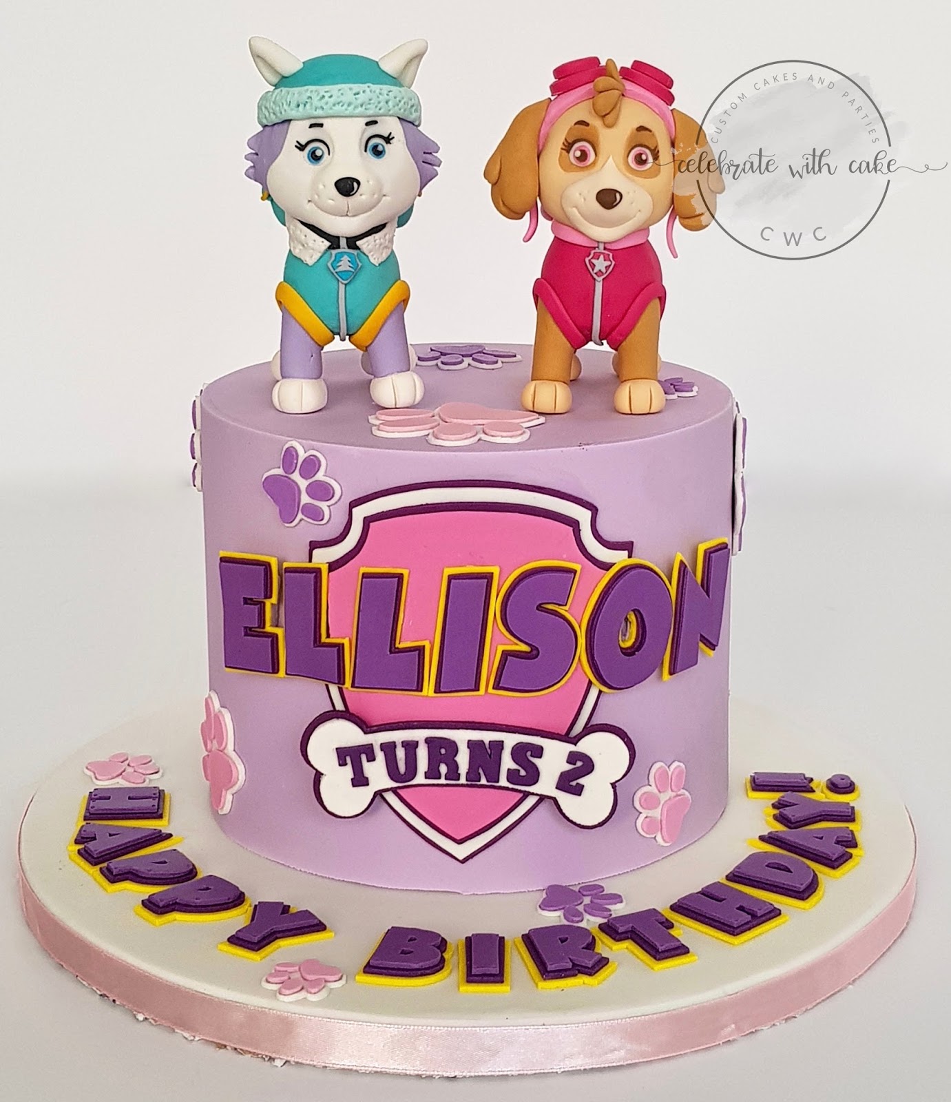 brydning Vittig trimme Celebrate with Cake!: Paw Patrol featuring Skye and Everest Cake