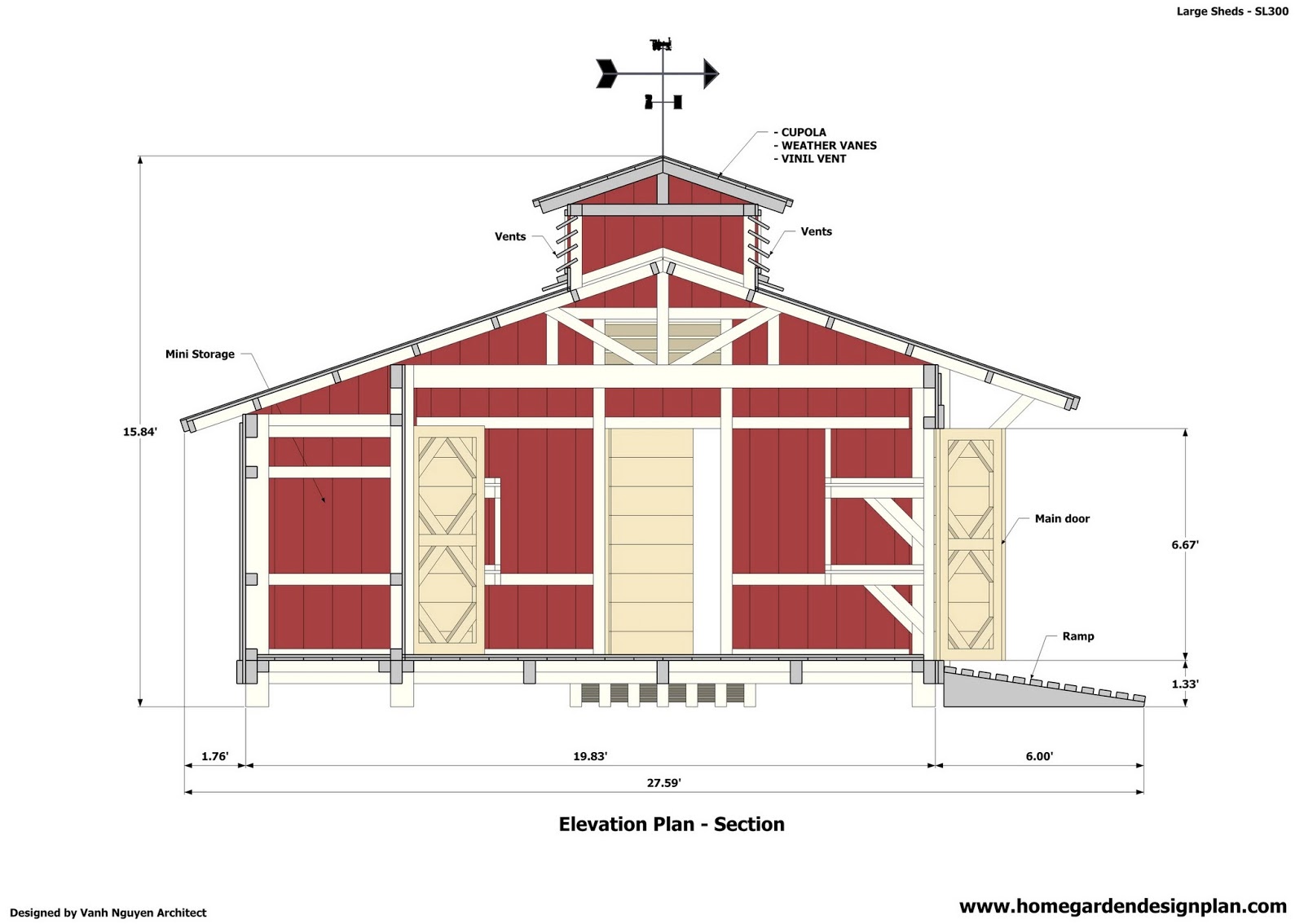 shed plans free 12x24
