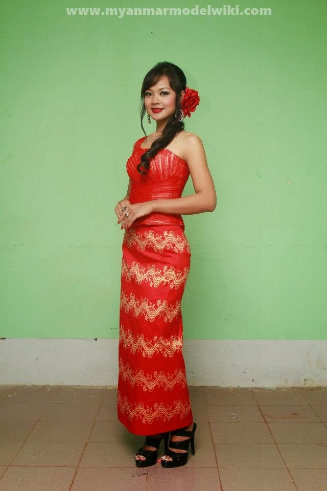 10 Best Selection of Nang Khin Zayar in Myanmar Dress Photos