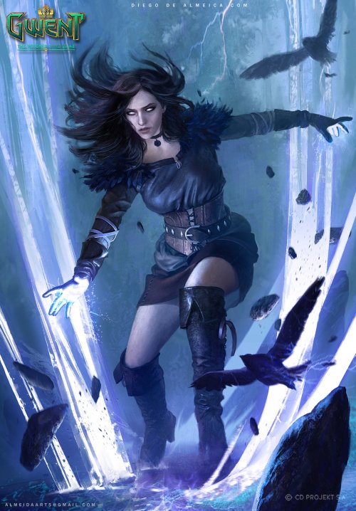 As ilustrações de fantasia para o game Gwent de Diego de Almeida Peres Diego de Almeida Peres artstation arte ilustrações fantasia games gwent the witcher