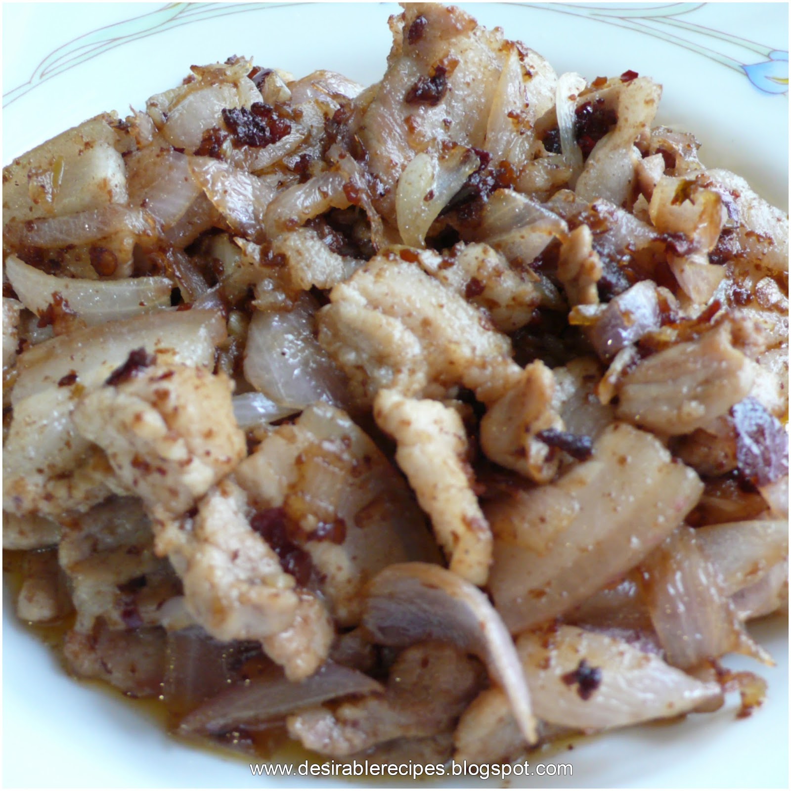 Stir Fried Pork Belly with XO Sauce