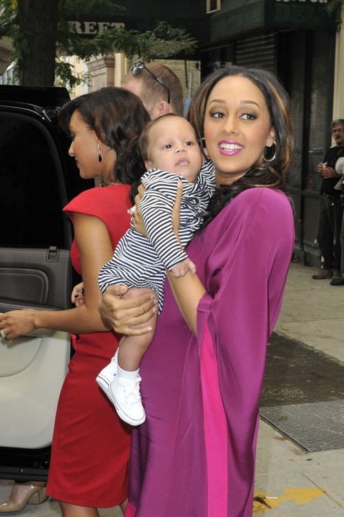Tia Mowry Shows Off New Baby Son Cree Taylor At 'The Wendy Williams