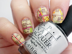 nail tattoos fing rs polish subway decals map newspaper nails neutral darker chevrons include colorful gray three type challenge