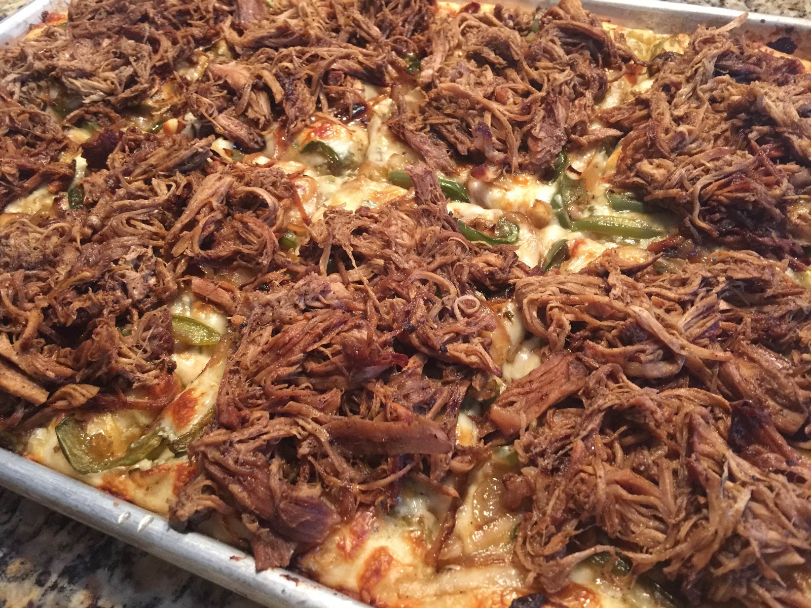 Beaute and the Feast Pork Carnitas Pizza