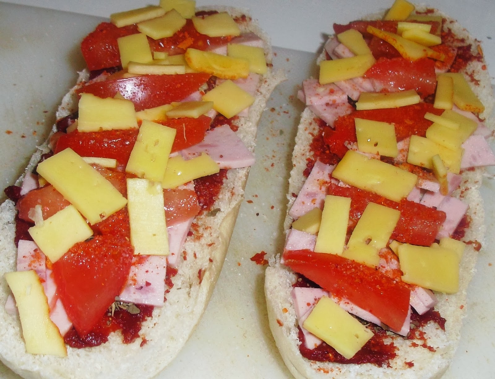 Futtern wie bei Muttern: Baguette nach Art Pizza-Baguette