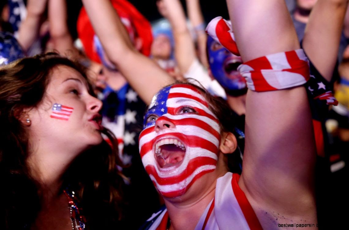 Team  fans celebrate FIFA World Cup win over Ghana
