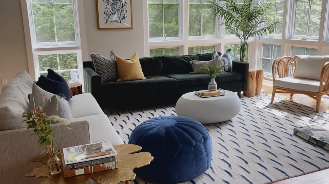 Newport, RI Designer's Beach House Makeover vs. 17 Interior Design Photos