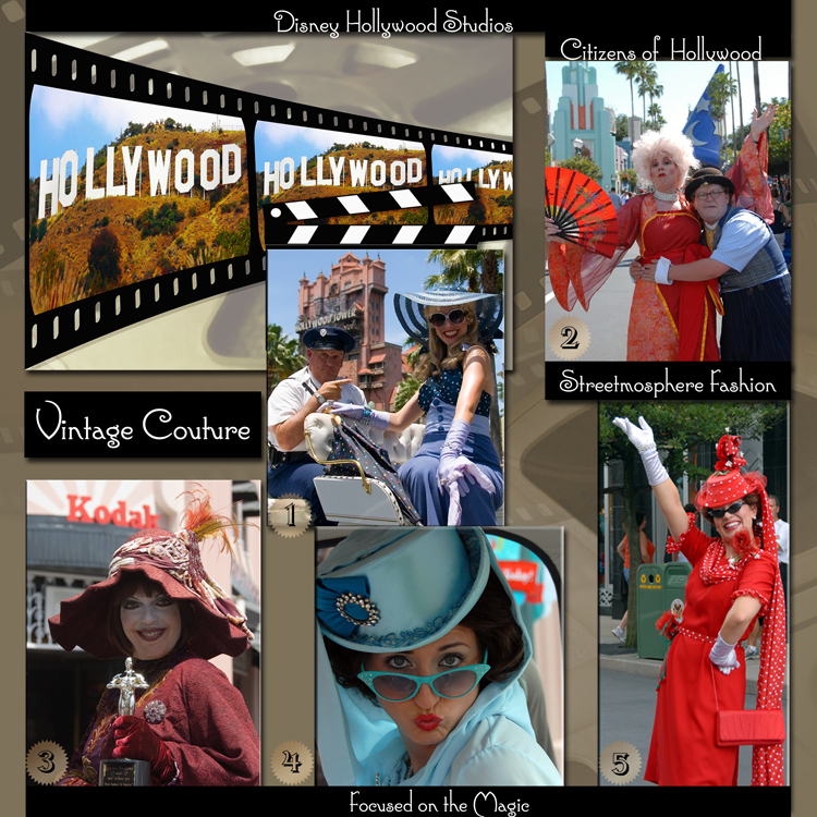Citizens of Hollywood (Streetmosphere) at Disney's Hollywood Studios ~ Disney Couture