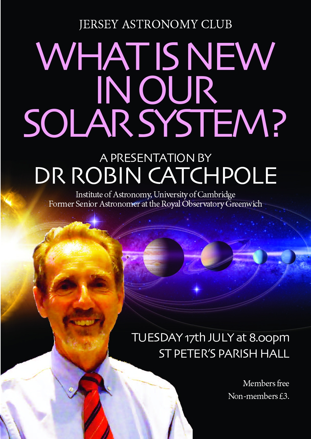 Tony's Musings: What is New in Our Solar System - Talk Tonight