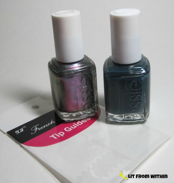 Bottle shot:  Essie For The Twill of It, and Essie The Perfect Cover Up.