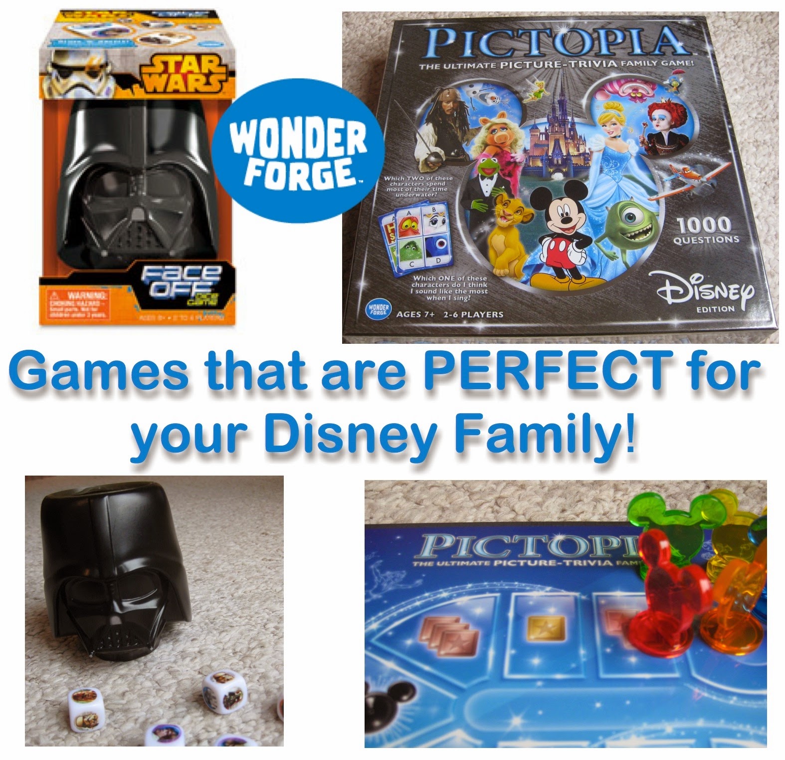 Wonder Forge Pictopia-Family Trivia Game Disney Edition 