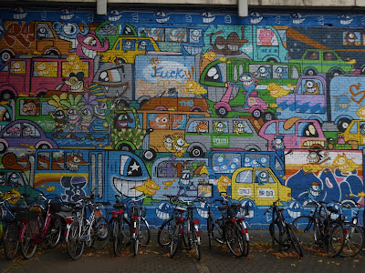 "shiny happy fishes", PEZ, Köln, murals, streetart, graffiti, urbanart